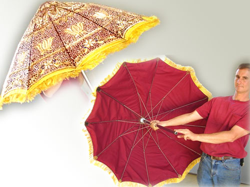 EMBROIDERED UMBRELLA