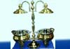 TWO SET OPEN BOWL STAND