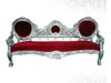 WEDDING SILVER THRONE THREE SEATER