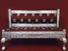 SILVER CARVED LATEST WEDDING THRONE